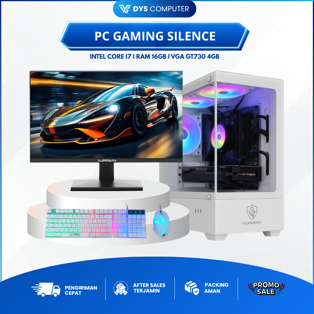 PC Gaming SILENCE I7 3770 RAM 16GB  X GT730 4GB
