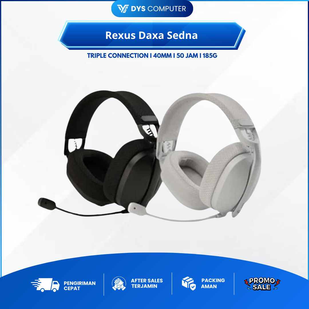 Rexus Daxa Sedna Wireless Gaming Headset Triple Connection Headphone