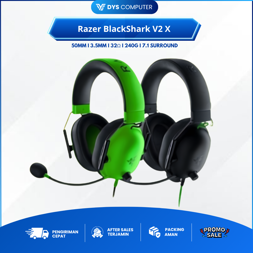 Razer BlackShark V2 X Multi-platform - Gaming Headset
