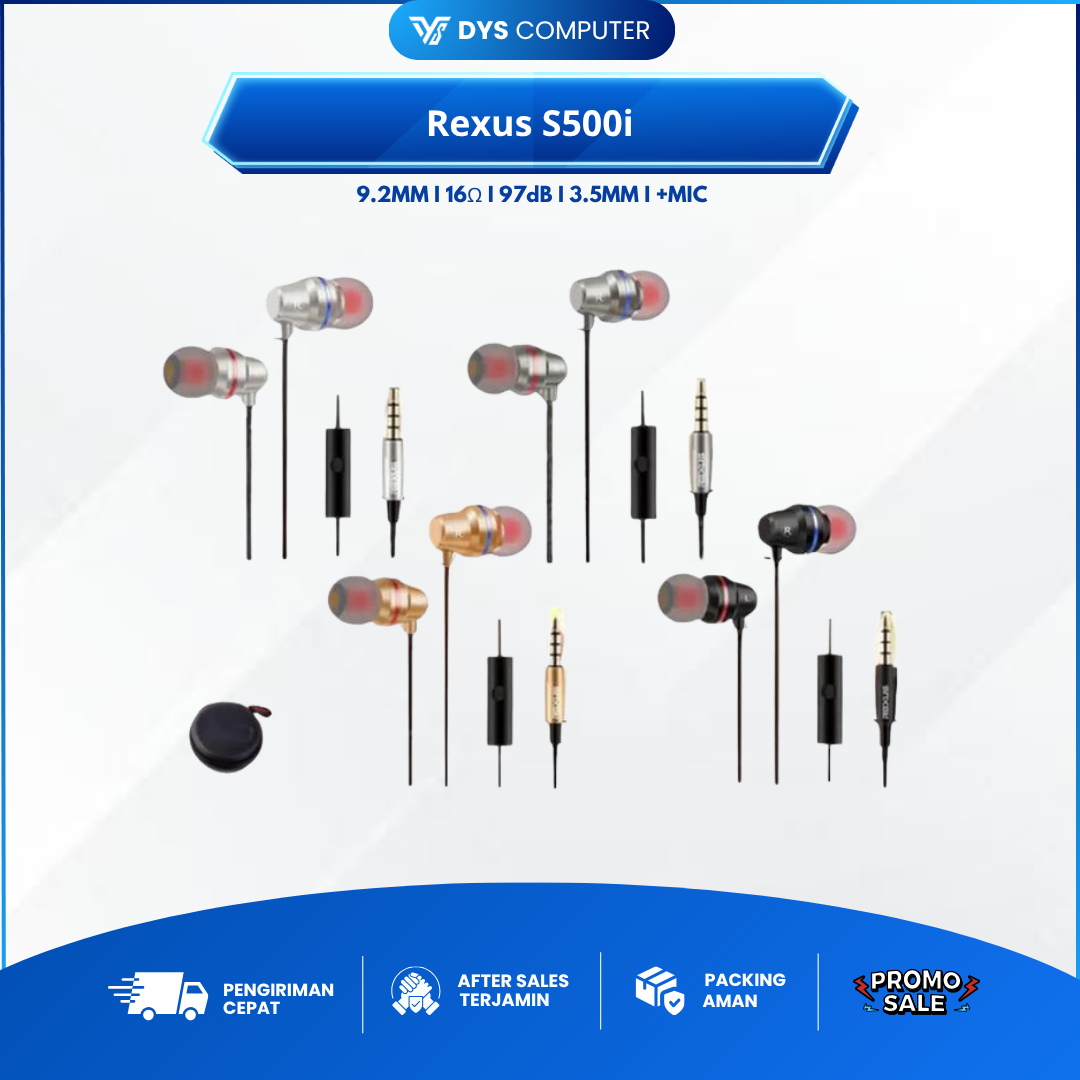 Rexus S500i - Gaming Earphone