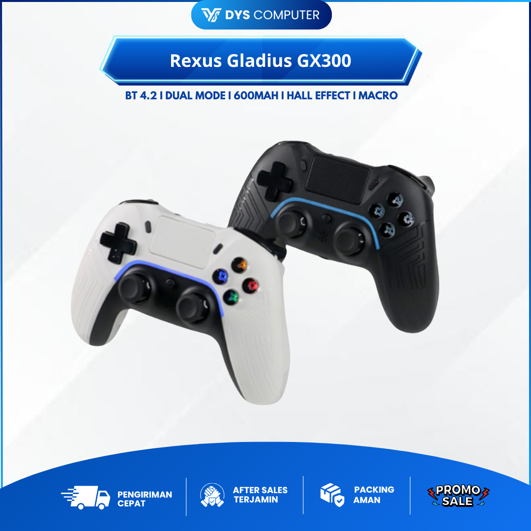 Rexus Gamepad Gladius GX300 - Gamepad Joystick Bluetooth