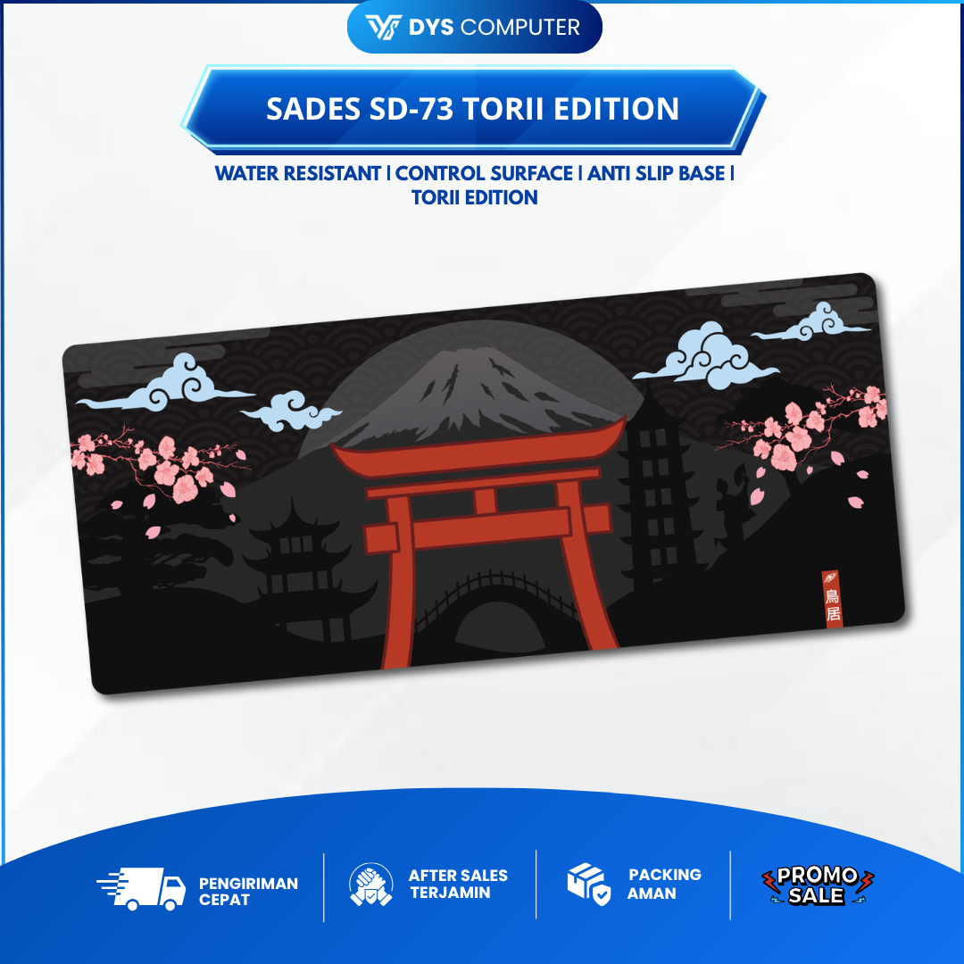 Sades SD-73 Torii Edition Mousepad Gaming Water Resistant Anti Slip Rubber Computer