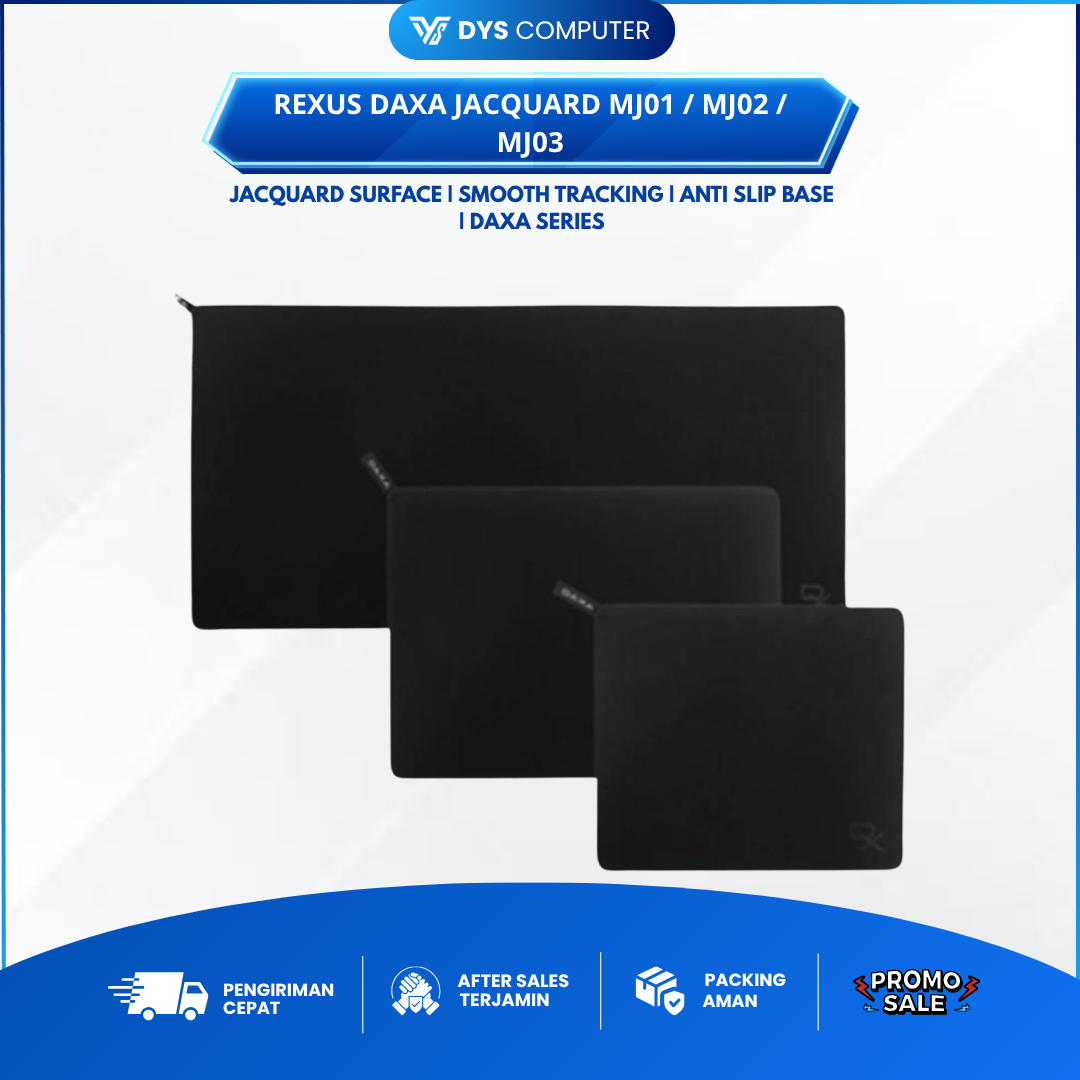 Rexus Daxa Jacquard MJ01 MJ02 MJ03 Mousepad Gaming Deskmat Mouse Pad