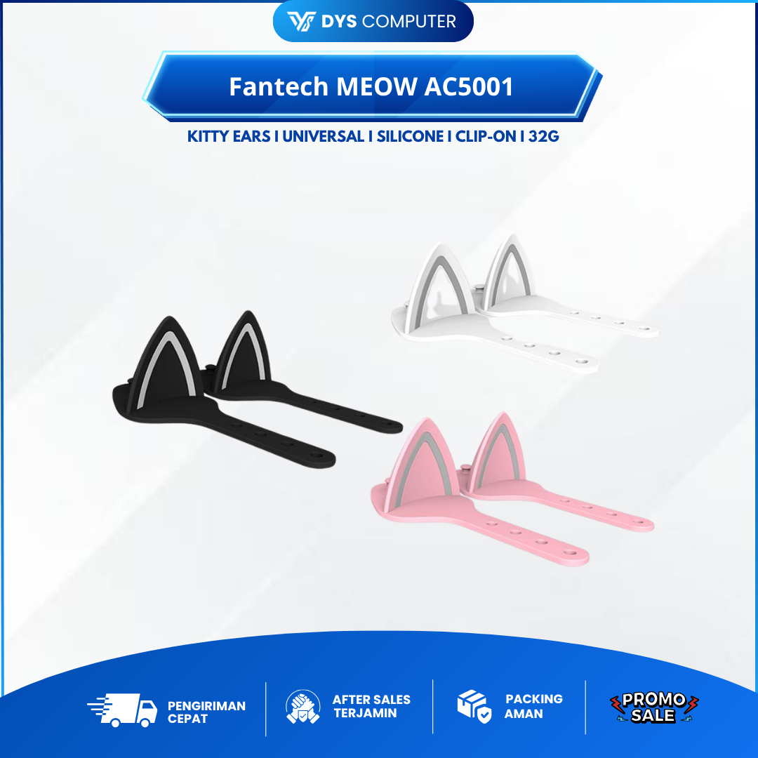 Fantech Meow AC5001 - Kitty Ears for Gaming Headset Aksesoris Accessories