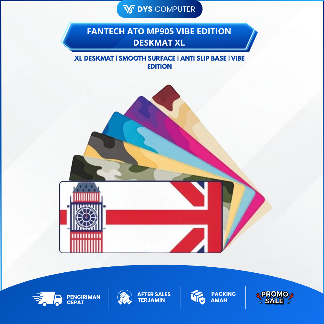 Fantech ATO MP905 VIBE Edition Deskmat Mouspad Gaming XL - London Tour