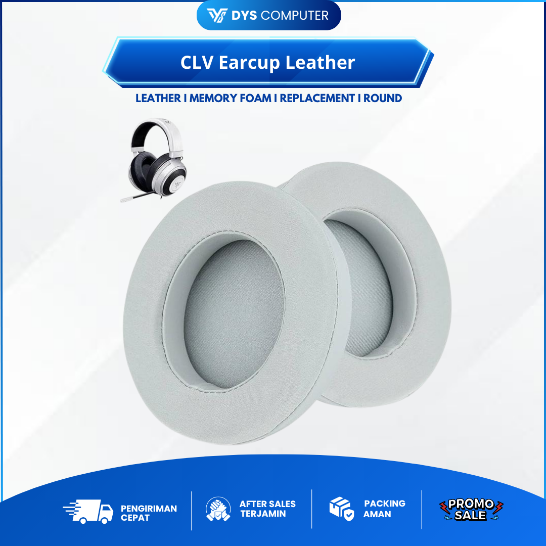 Earcup CLV Leather Razer for Razer Kraken Pro v2 - Busa Kulit Headset