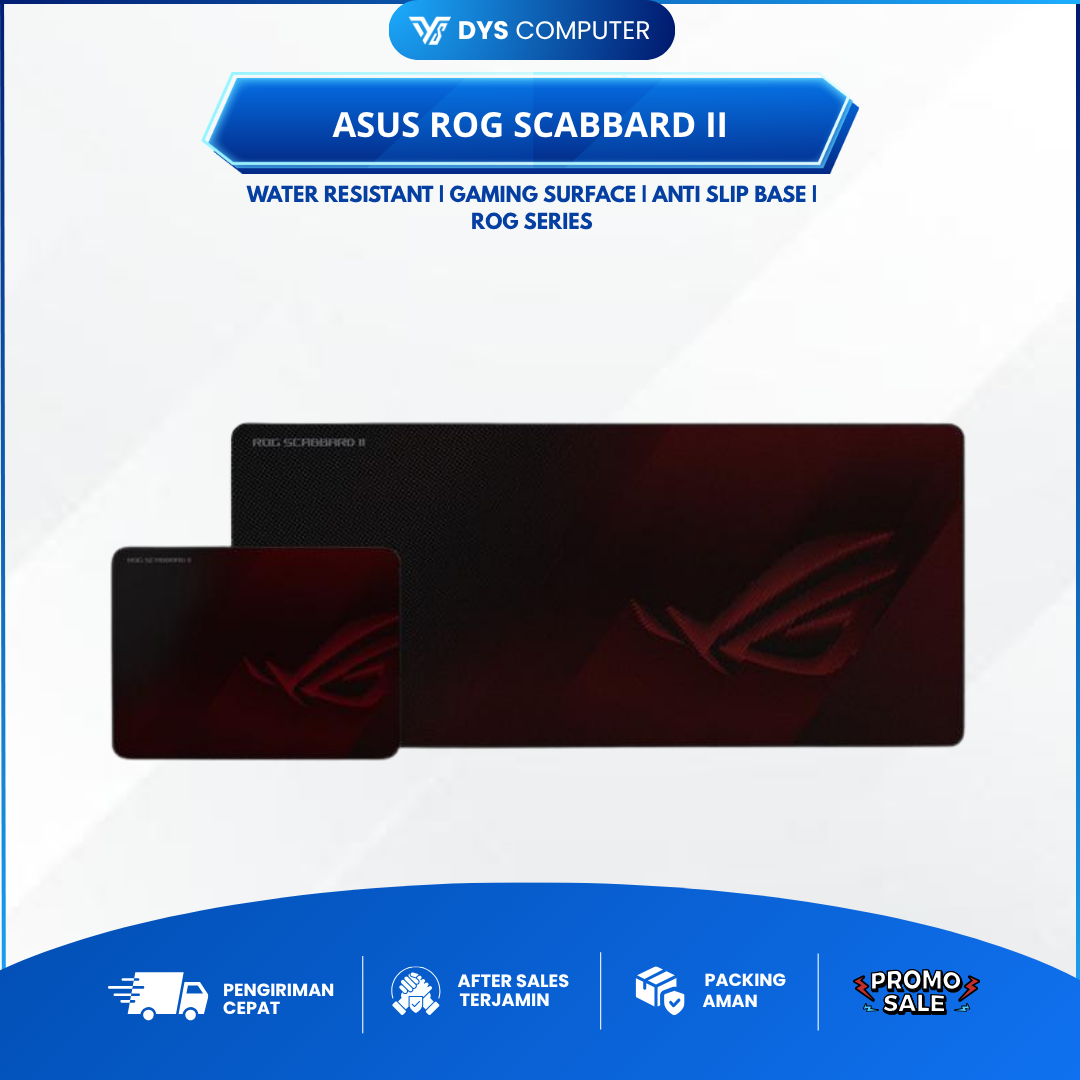 Asus ROG Scabbard II Mousepad Gaming Medium Large Waterproof Anti Slip