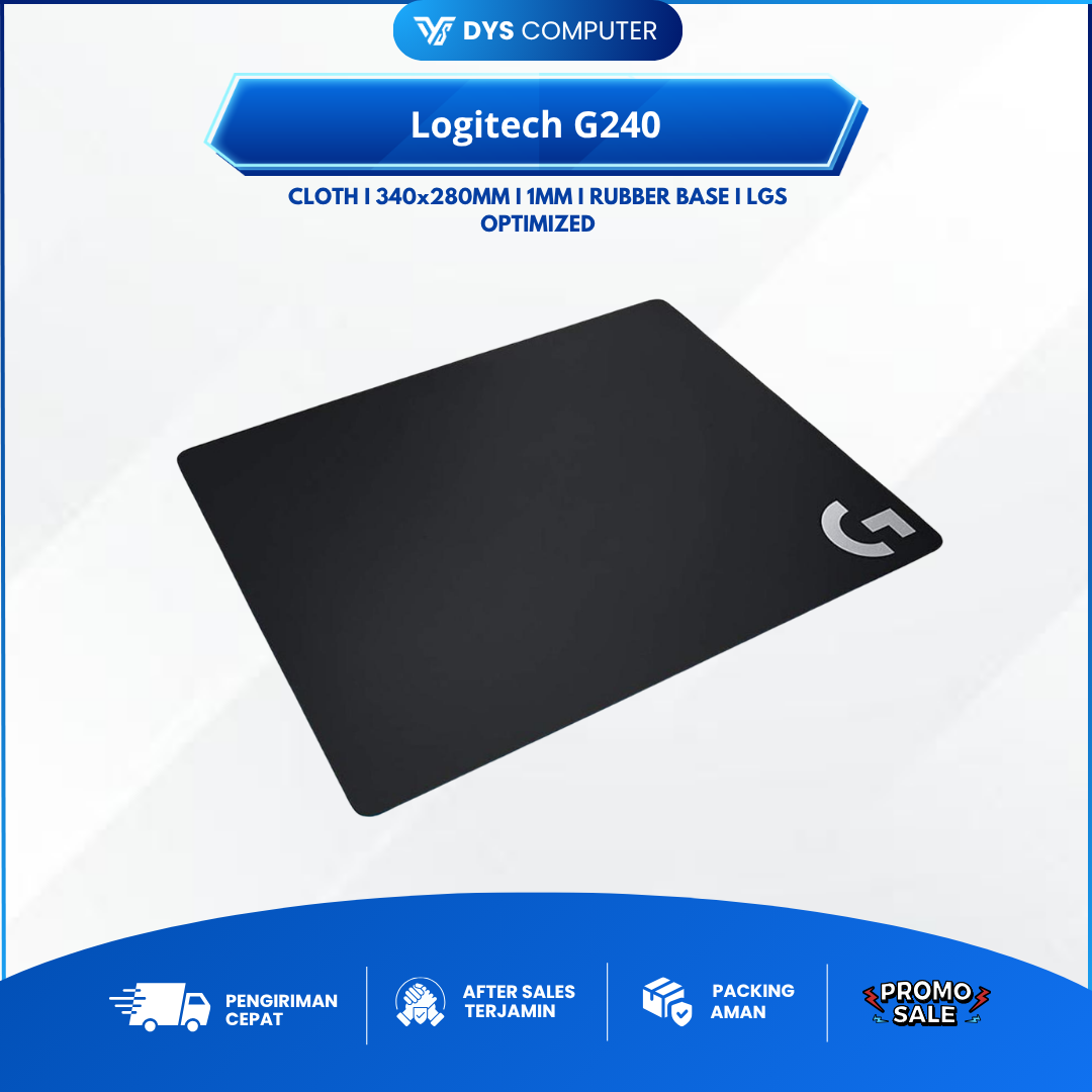 Logitech G240 Cloth Gaming Mousepad 