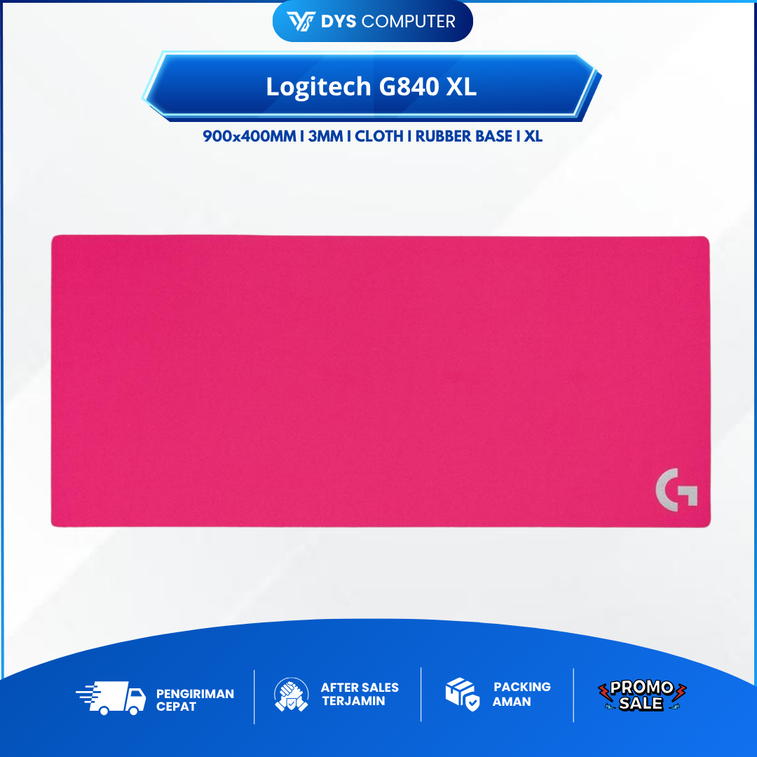 Logitech G840 Cloth XL (900 x 400 x 3mm) - Gaming Mousepad