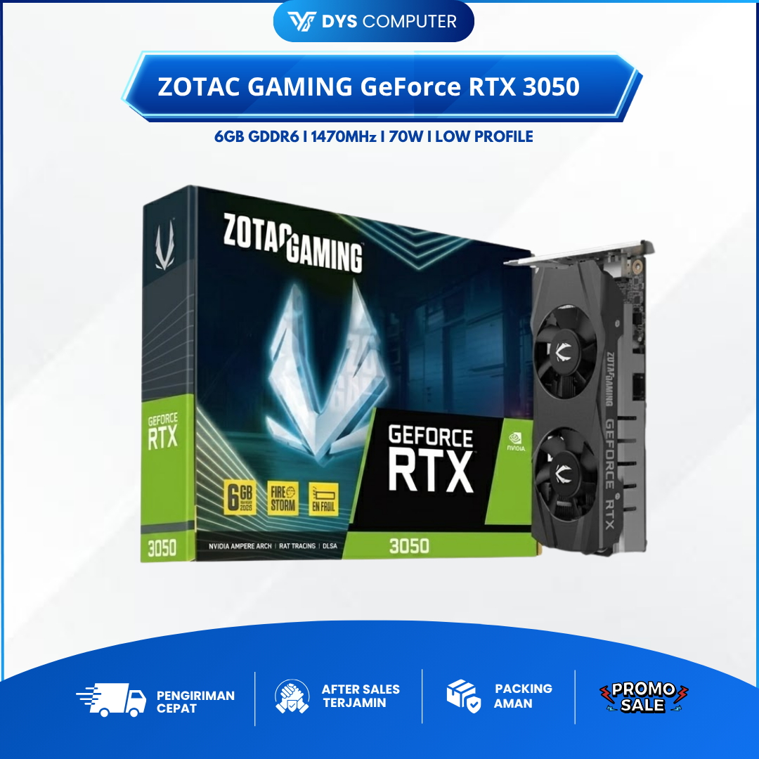 ZOTAC GAMING GeForce RTX 3050 6GB LP