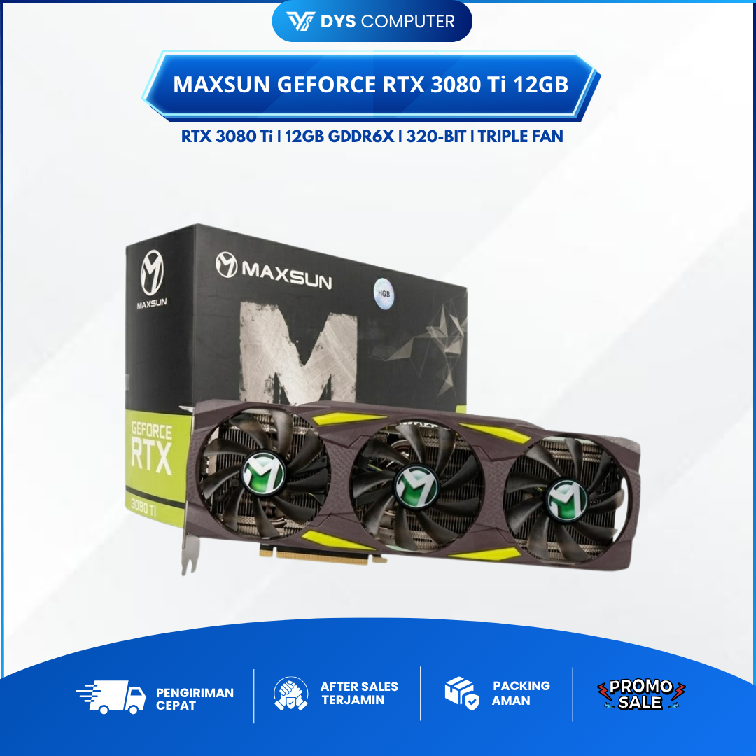 VGA MAXSUN RTX 3080TI 12GB GDDR6X 320-bit - NVIDIA MAXSUN RTX