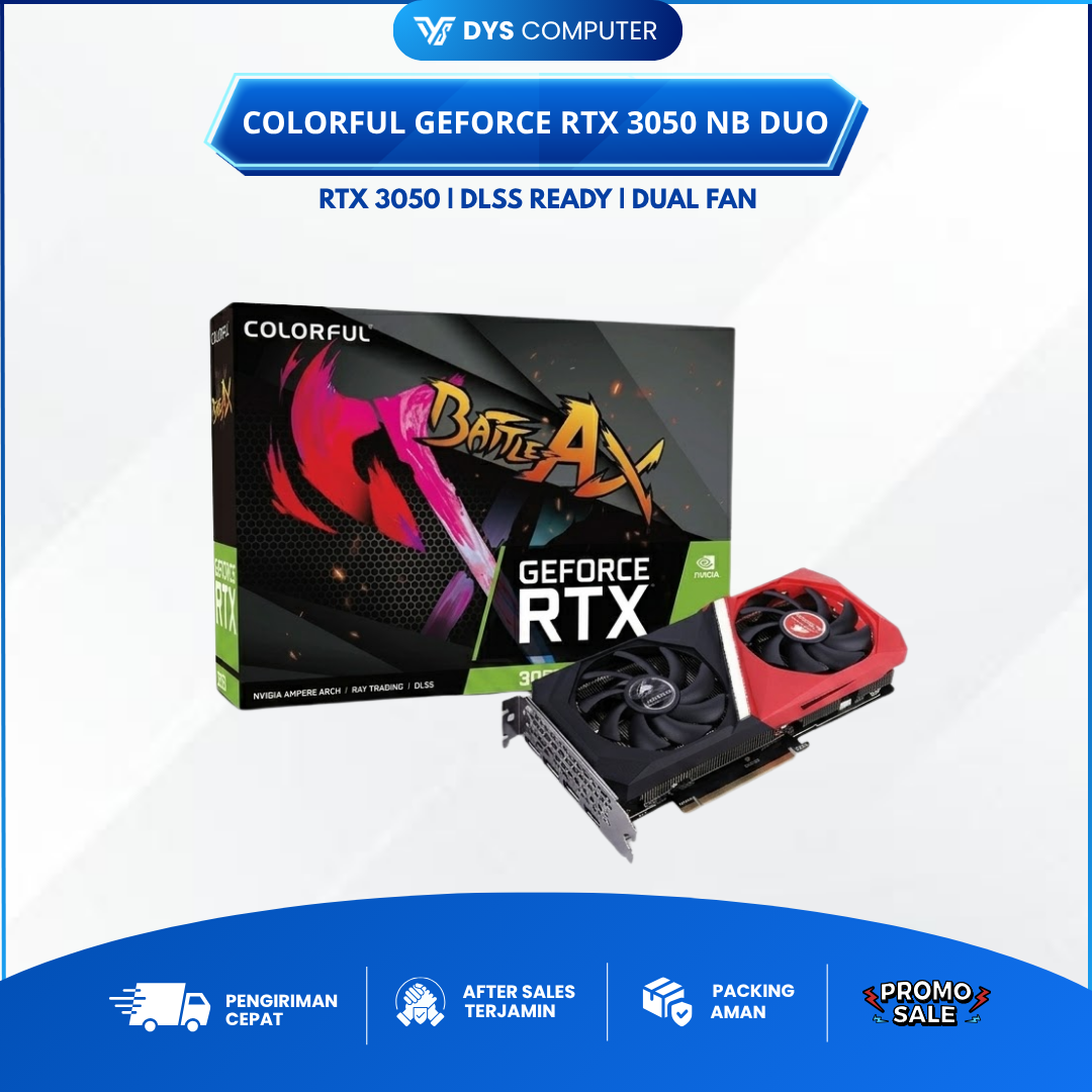 VGA COLORFUL RTX 3050 NB DUO 8G-V - 6 GB