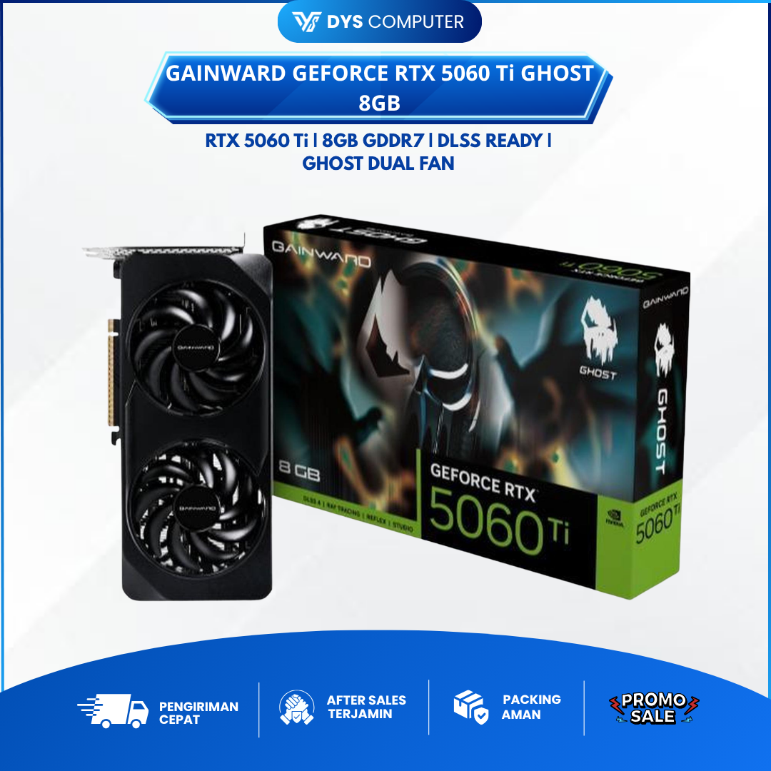Gainward NVIDIA GeForce RTX 5060 Ti / RTX 5060TI Ghost 8GB DDR7