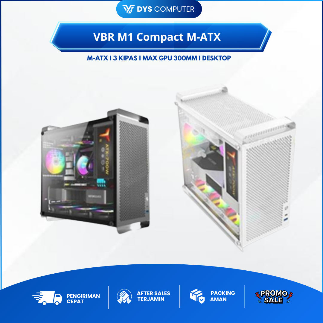 VBR M1 Compact M-ATX Gaming Case 