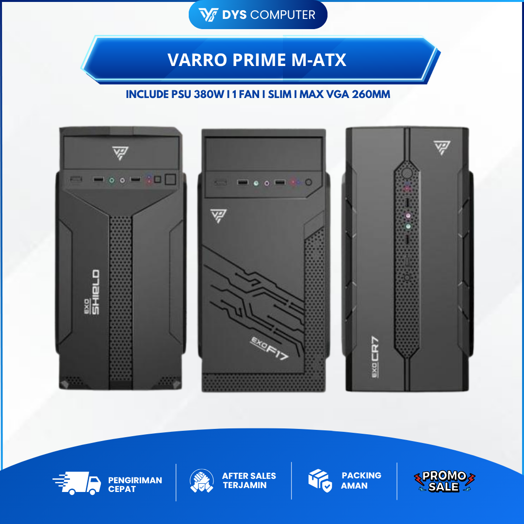 CASING VARRO PRIME M-ATX EXO F1 / F3 / F17 / CR7 