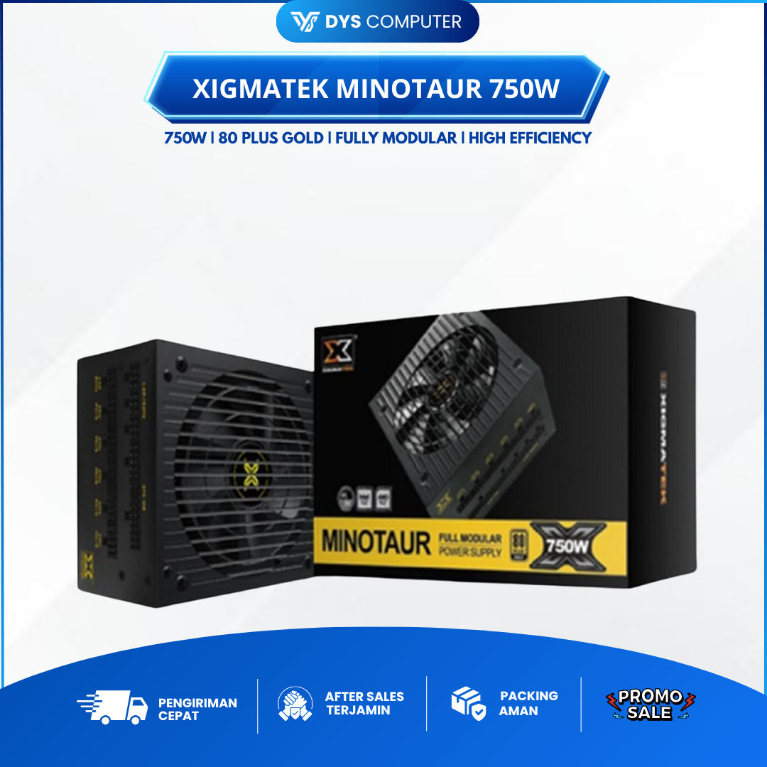 XIGMATEK PSU MINOTAUR 750W - 750Watt|80Plus Gold|Full Modular