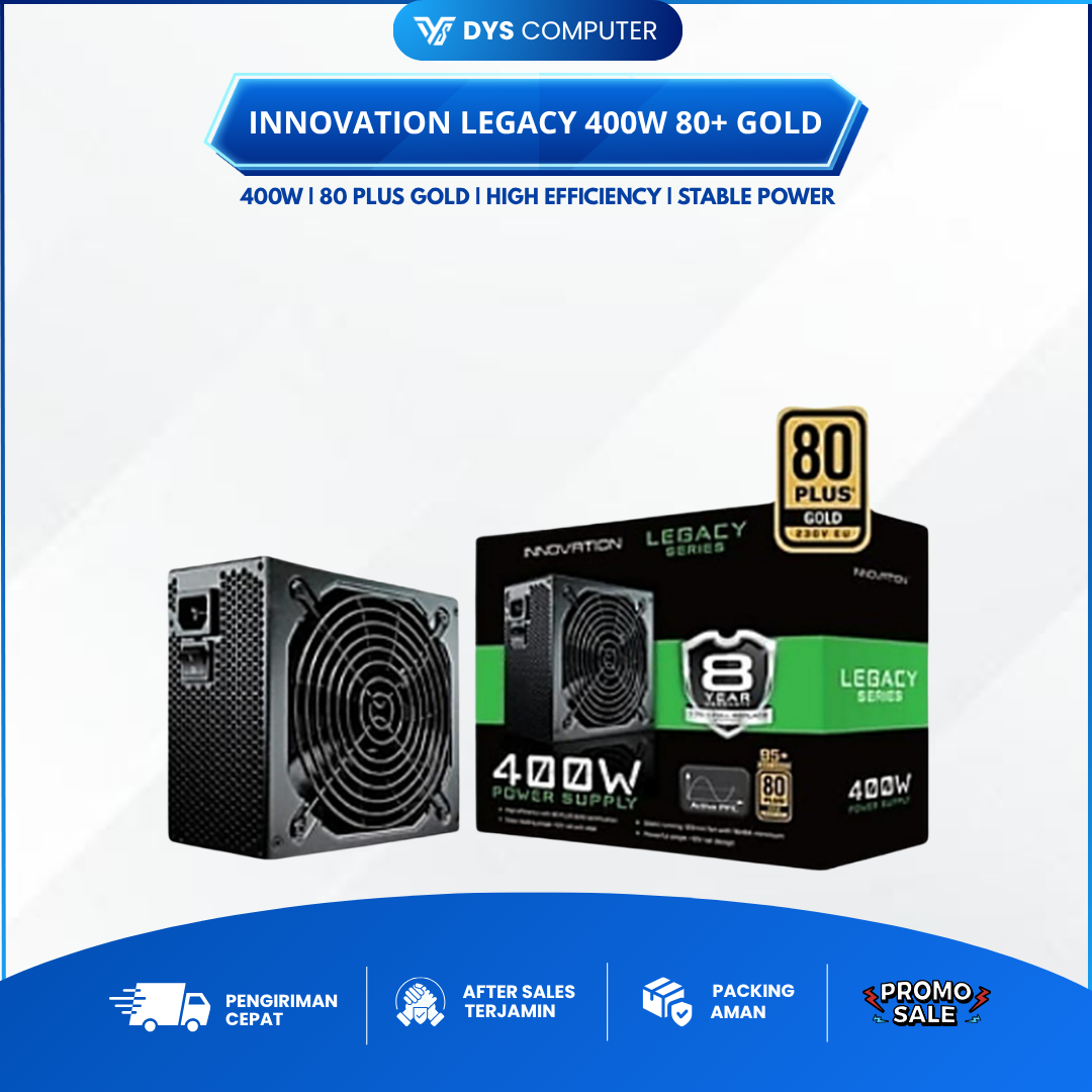 Power Supply PSU Innovation Legacy 400W 400 W 80plus 80 Plus + Gold