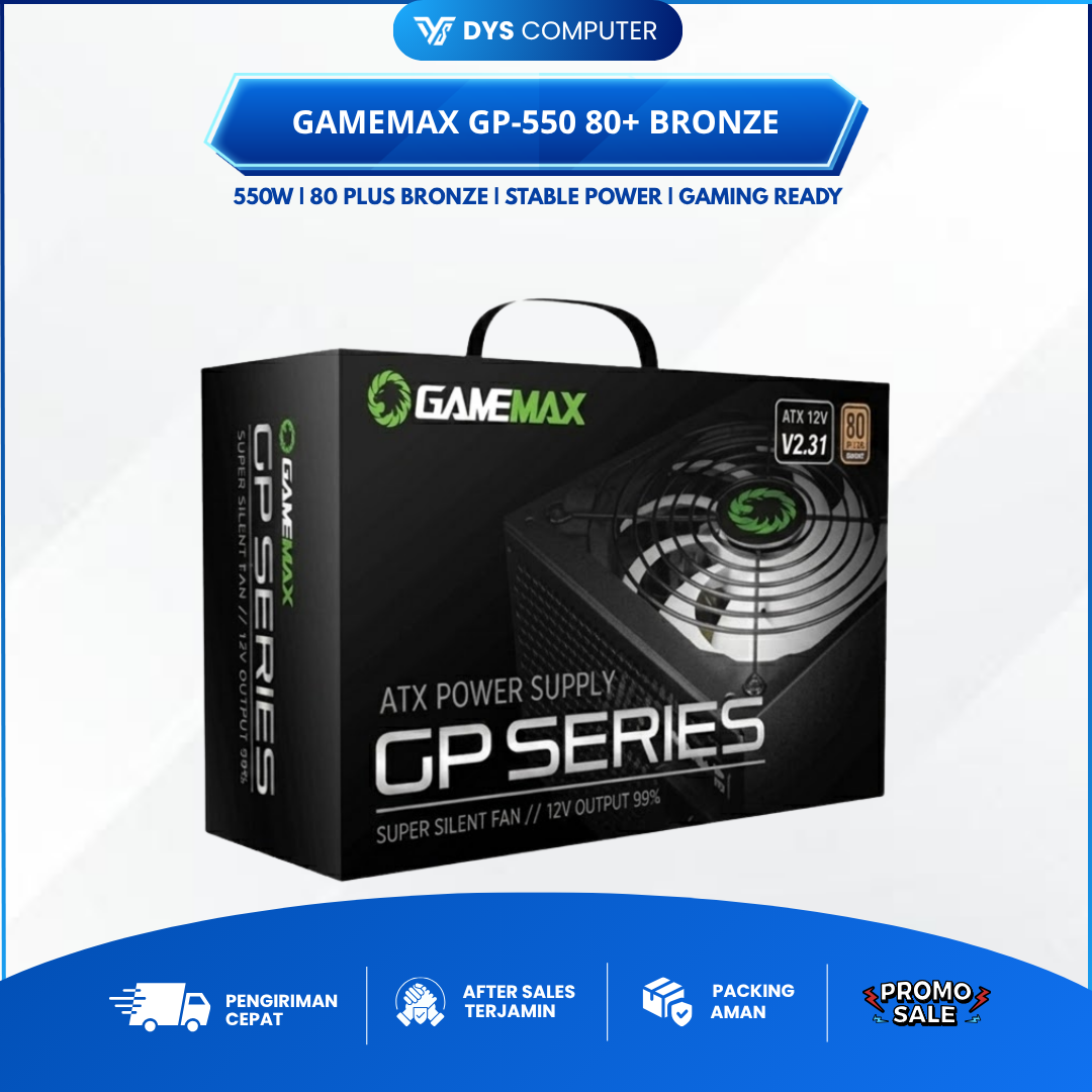 PSU GAMEMAX GP - 550 80+ BRONZE