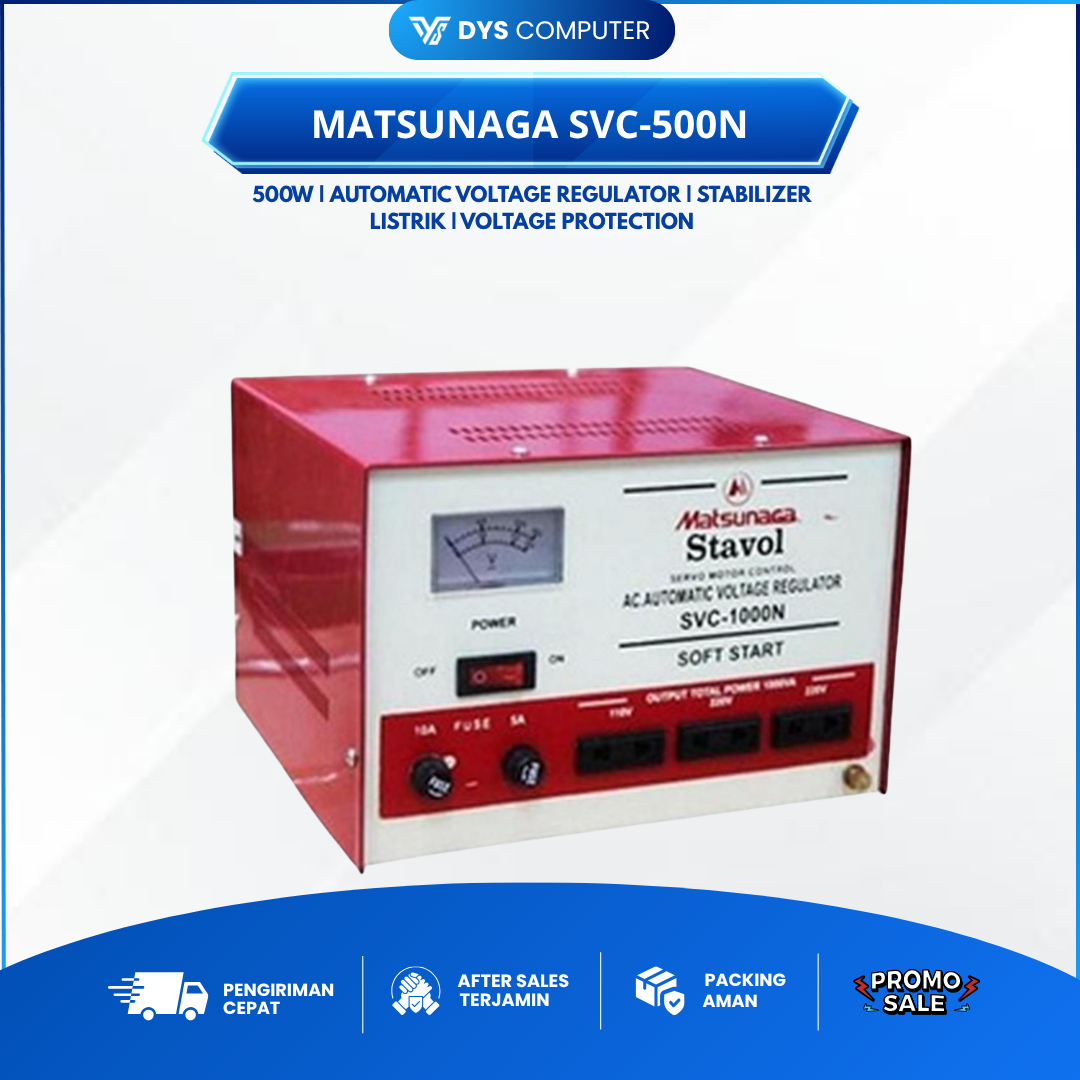 Stabilizer Matsunaga 500watt Stavol Svc 500n